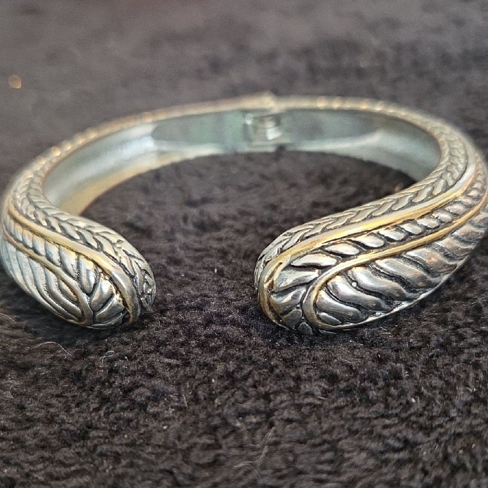 Elegant Silver and Gold Women's Bracelet